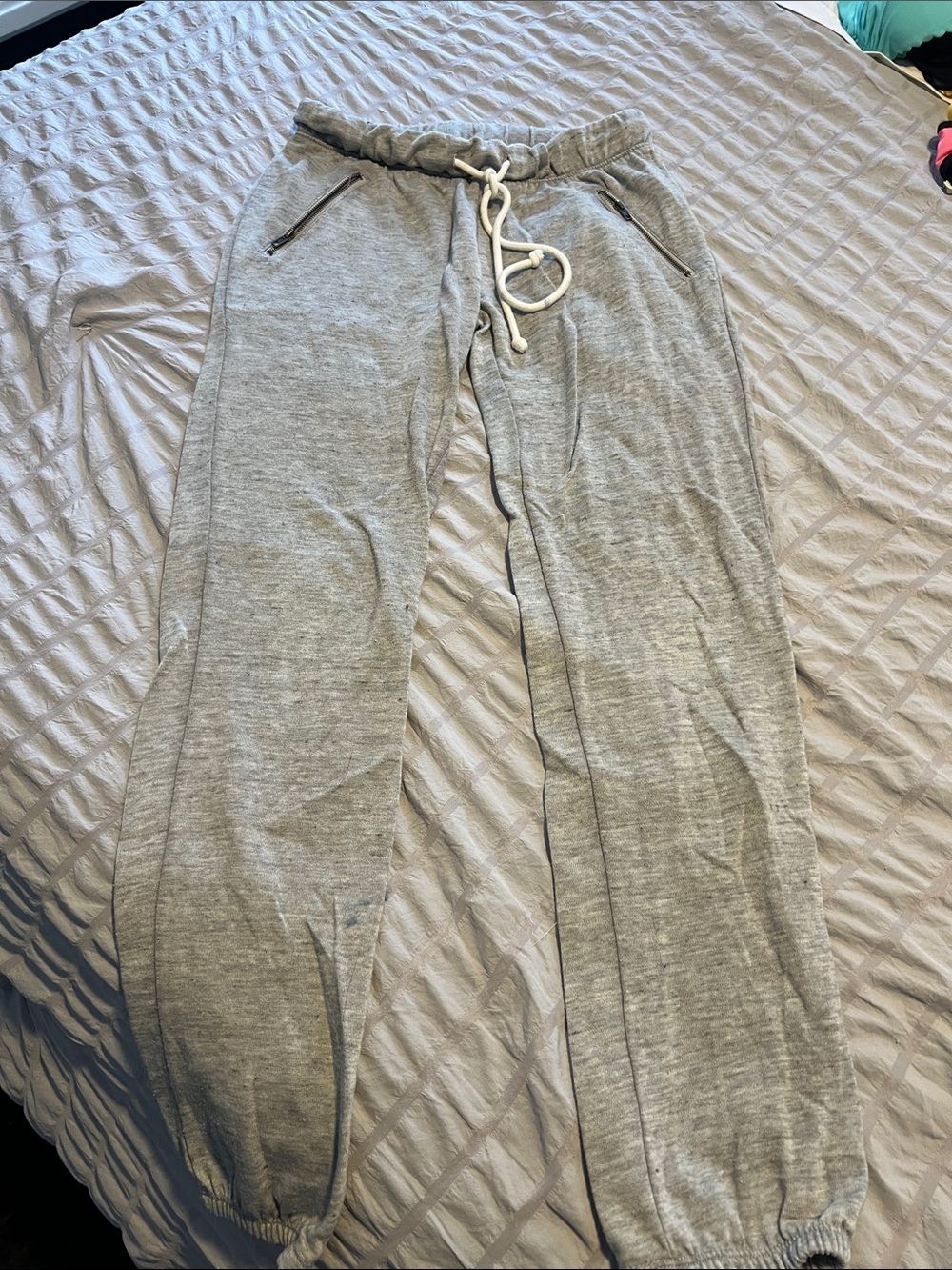 Grayson Threads Light Gray Drawstring Joggers
